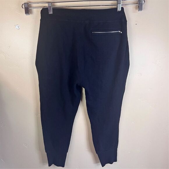 Sincerely Jules x Bandier Women's Jogger Pants Black Size Medium Waist Pockets - Picture 6 of 10